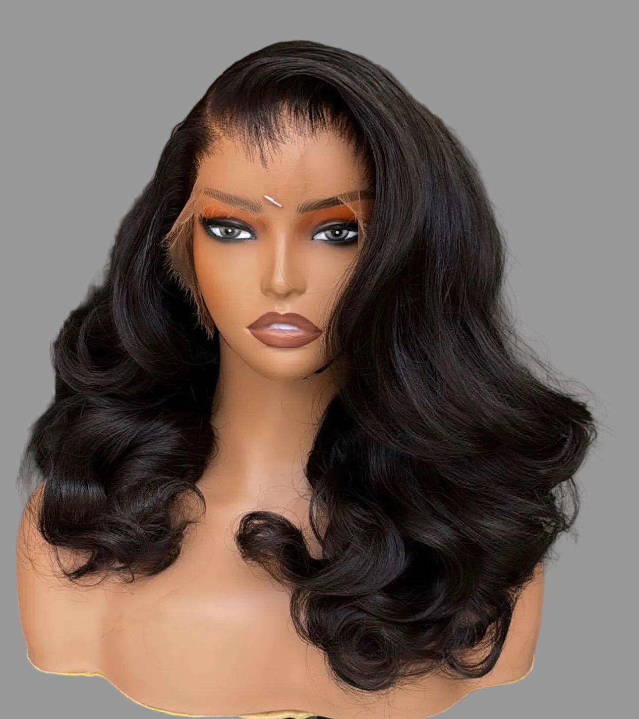 “16inch 13x6 HD Full Frontal Glueless Wig