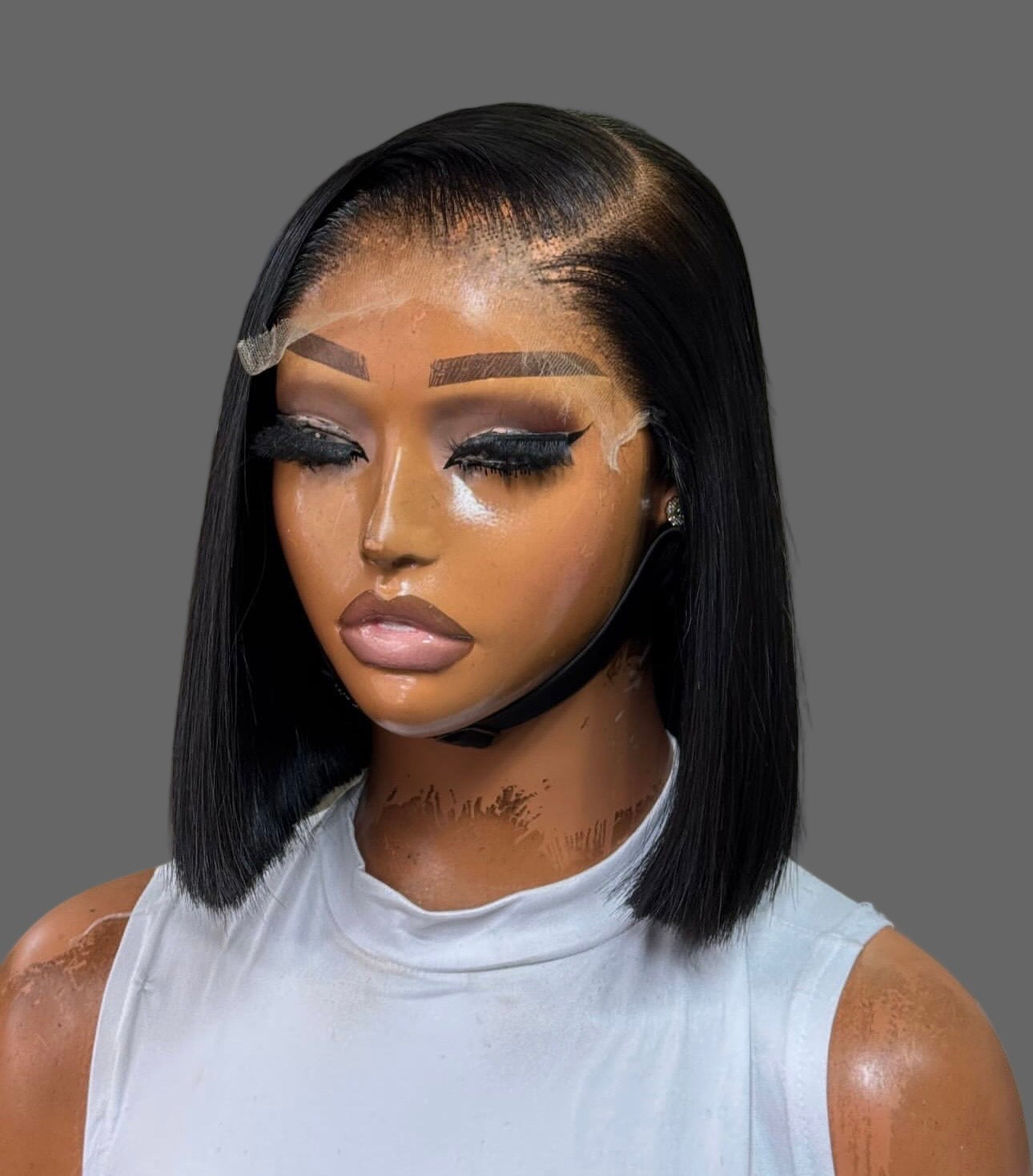 “8inch 5x5 Double Drawn Wig