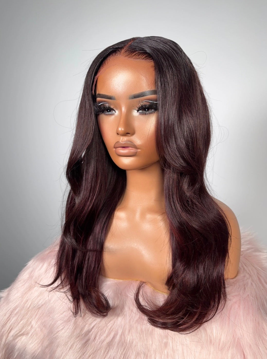 “16inch 5x5 Color Wig