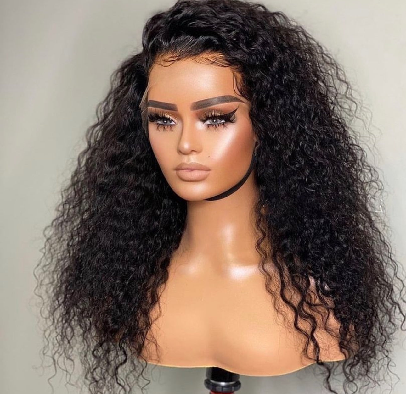“20inch Glueless Full Frontal Wig