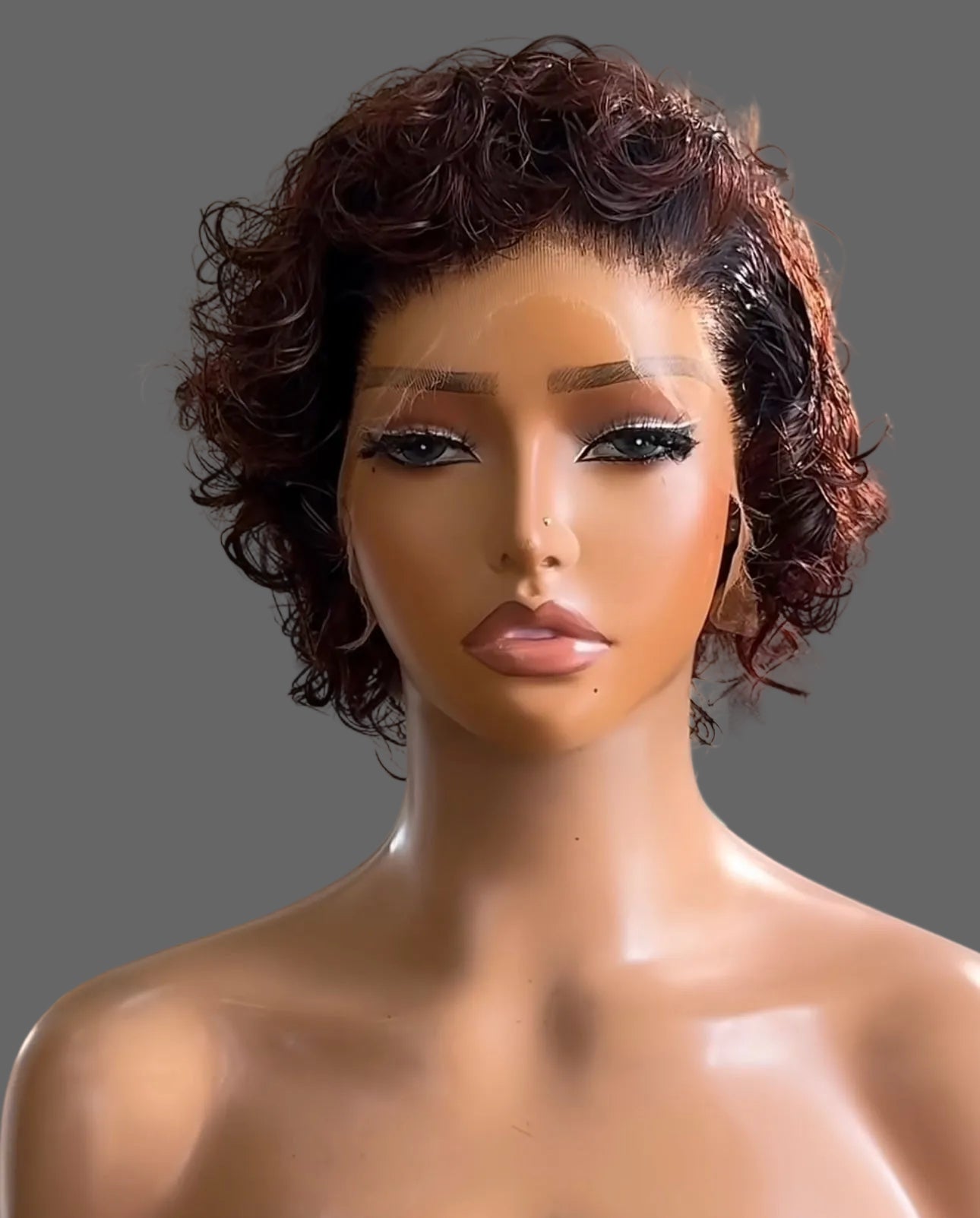 Ombre Pixie Glueless 13*4 Wig