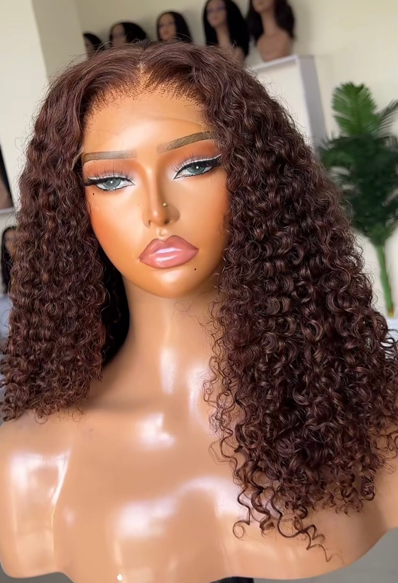 Ombre Curly 3Part Wigs