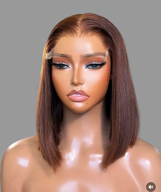 5x5 Straight Brown Wigs