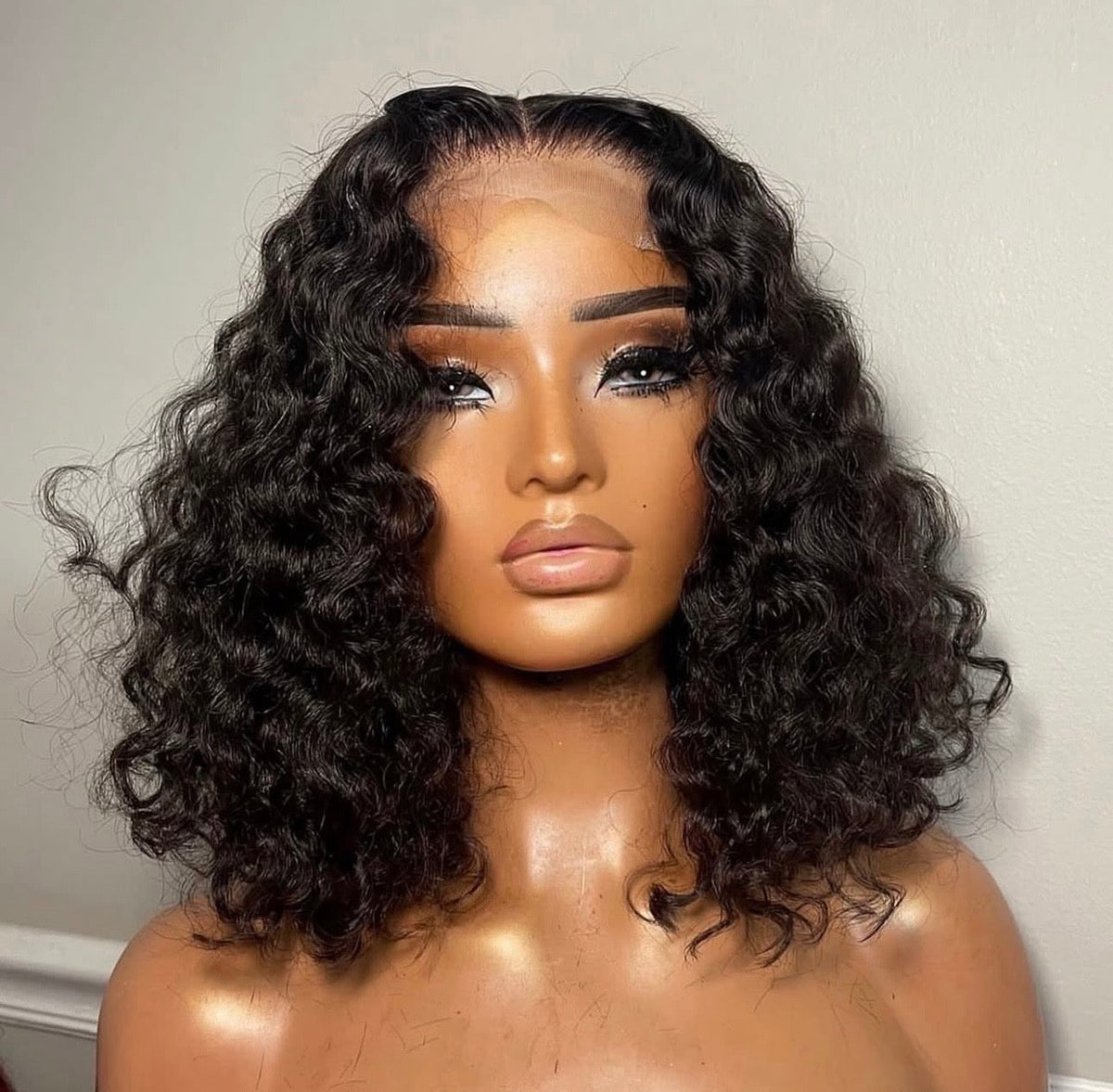 “10” 3part Malaysian Curl Wig