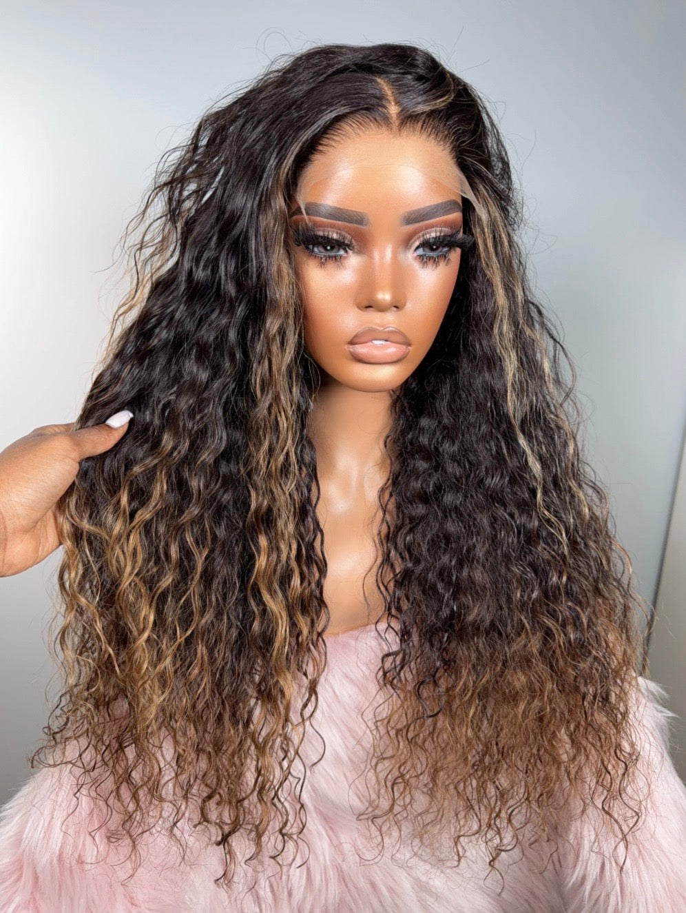 3Part Curly Custom Wigs (16inch -30inch)