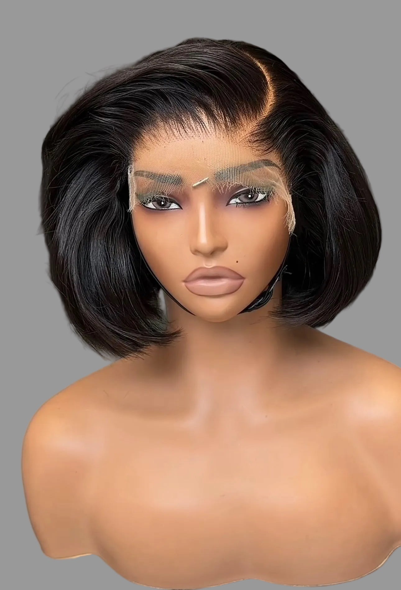 ‘8” 5x5 Double Drawn Wig