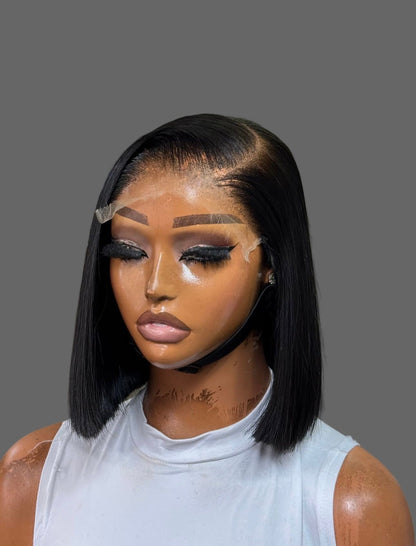 “8inch 5x5 Double Drawn Wig