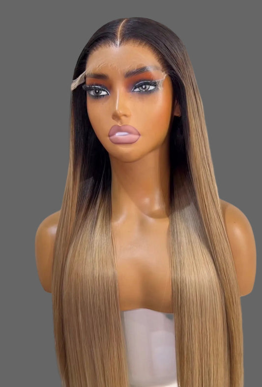 “20” 5x5 Double Drawn Custom Blondy Wig