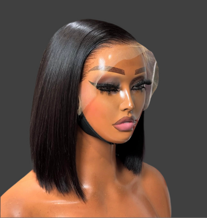 Bob Straight Glueless Full Frontal Wigs