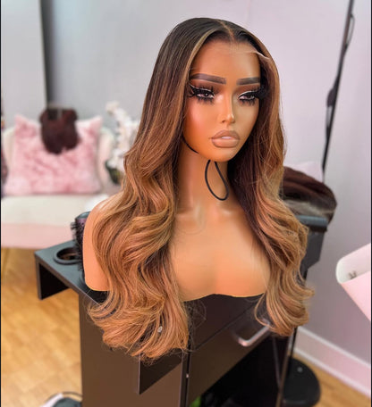 “16inch Blonde 5x5 Wig