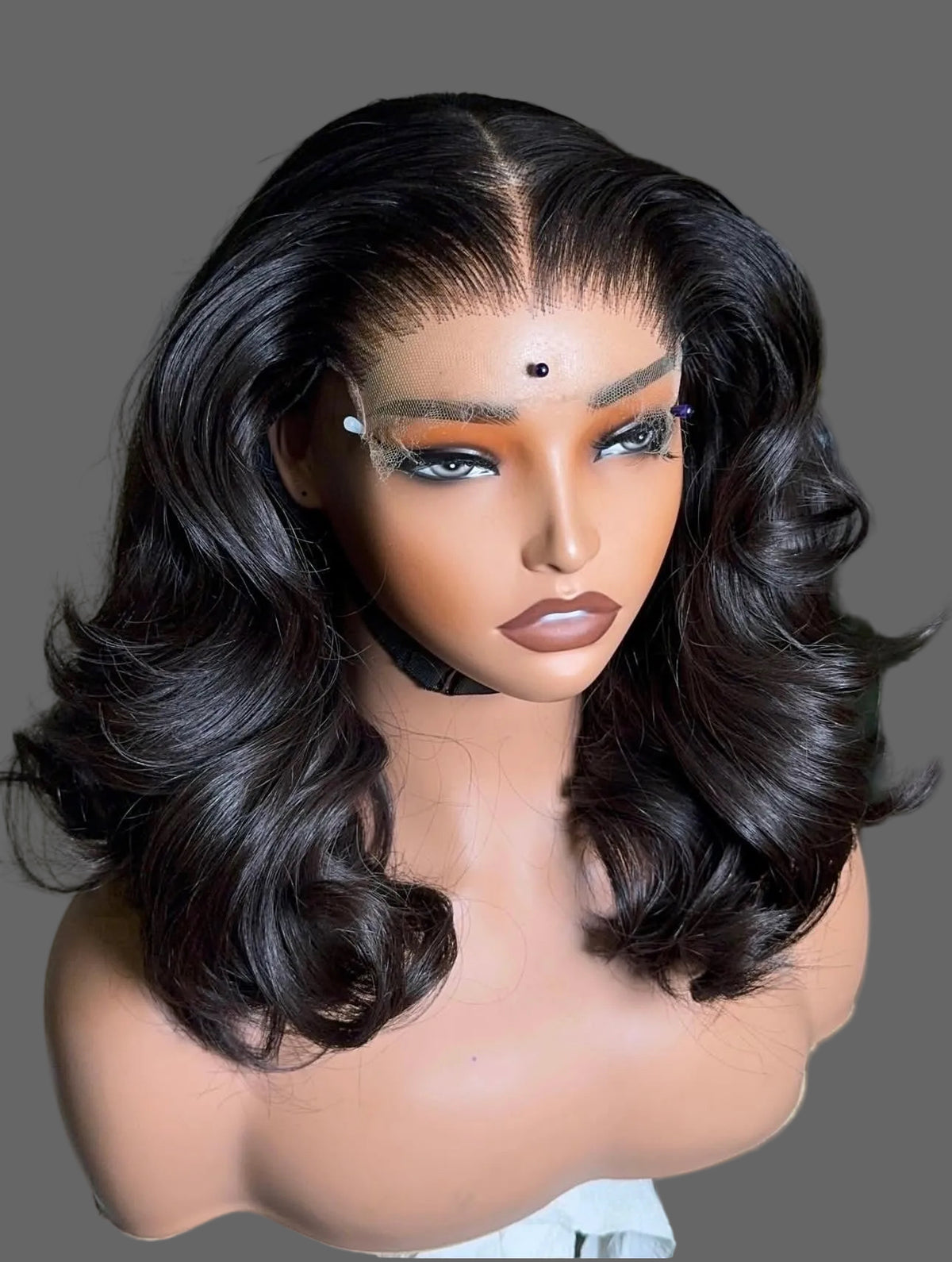 “14” 5x5 Double Drawn Styled Wig