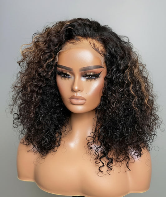 **5x5 HD Custom Curly Wigs