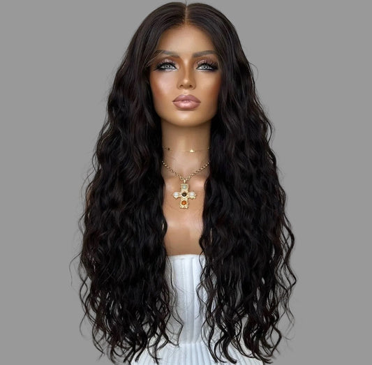 Natural Wave Full Frontal Glueless Wigs