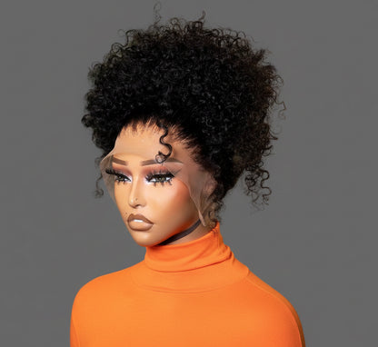 “24inch Curly 360 Closure Glueless Wig