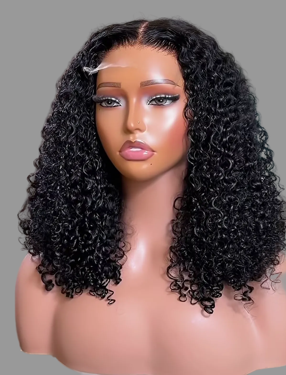 “16inch 5x5 Curly Wig