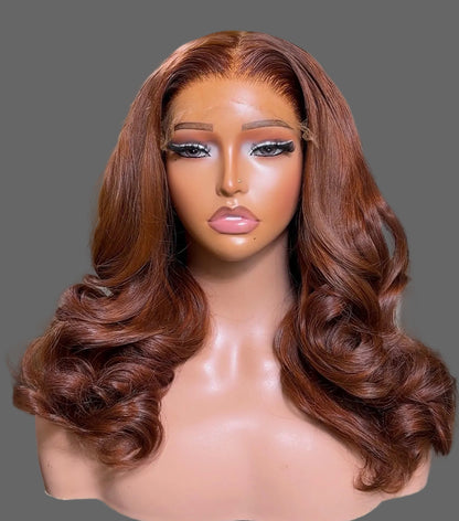 “18inch 5x5 DD Custom Colour Styled Wig