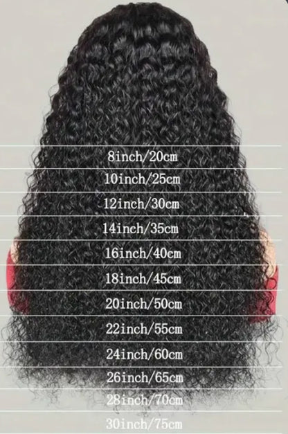 Curly Glueless Full Frontal Wigs