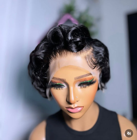 Pixie Glueless Full Frontal Wigs