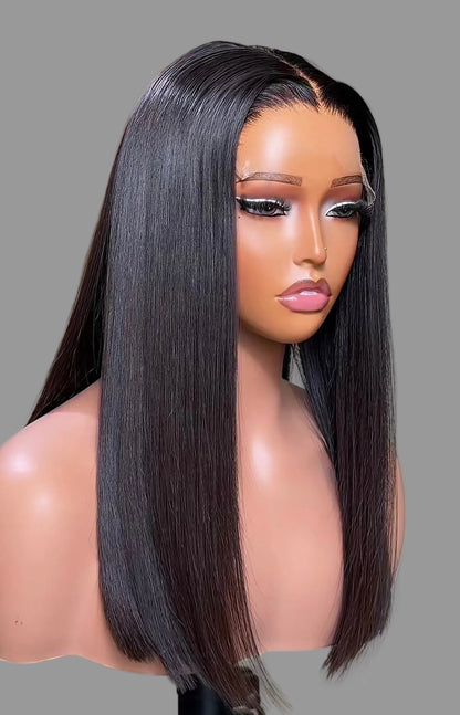 “16inch Double Drawn 5x5 Wig