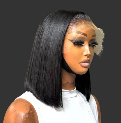 Bob Straight Glueless Full Frontal Wigs