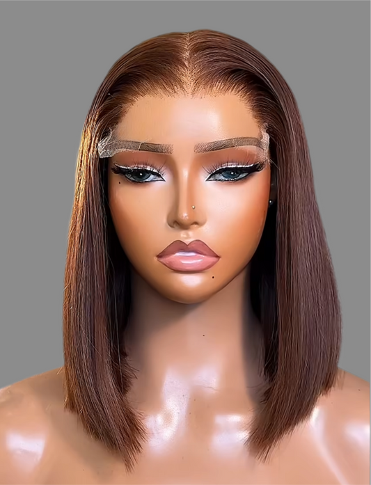 Browny 5x5 Straight Wigs