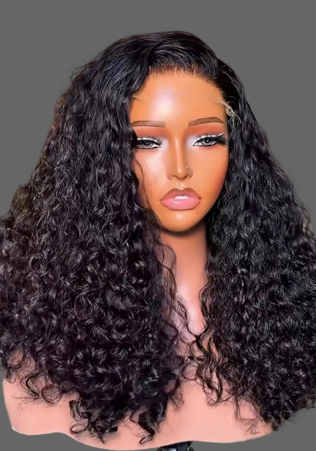 “16” 5x5 HD Malaysian Curl Wig