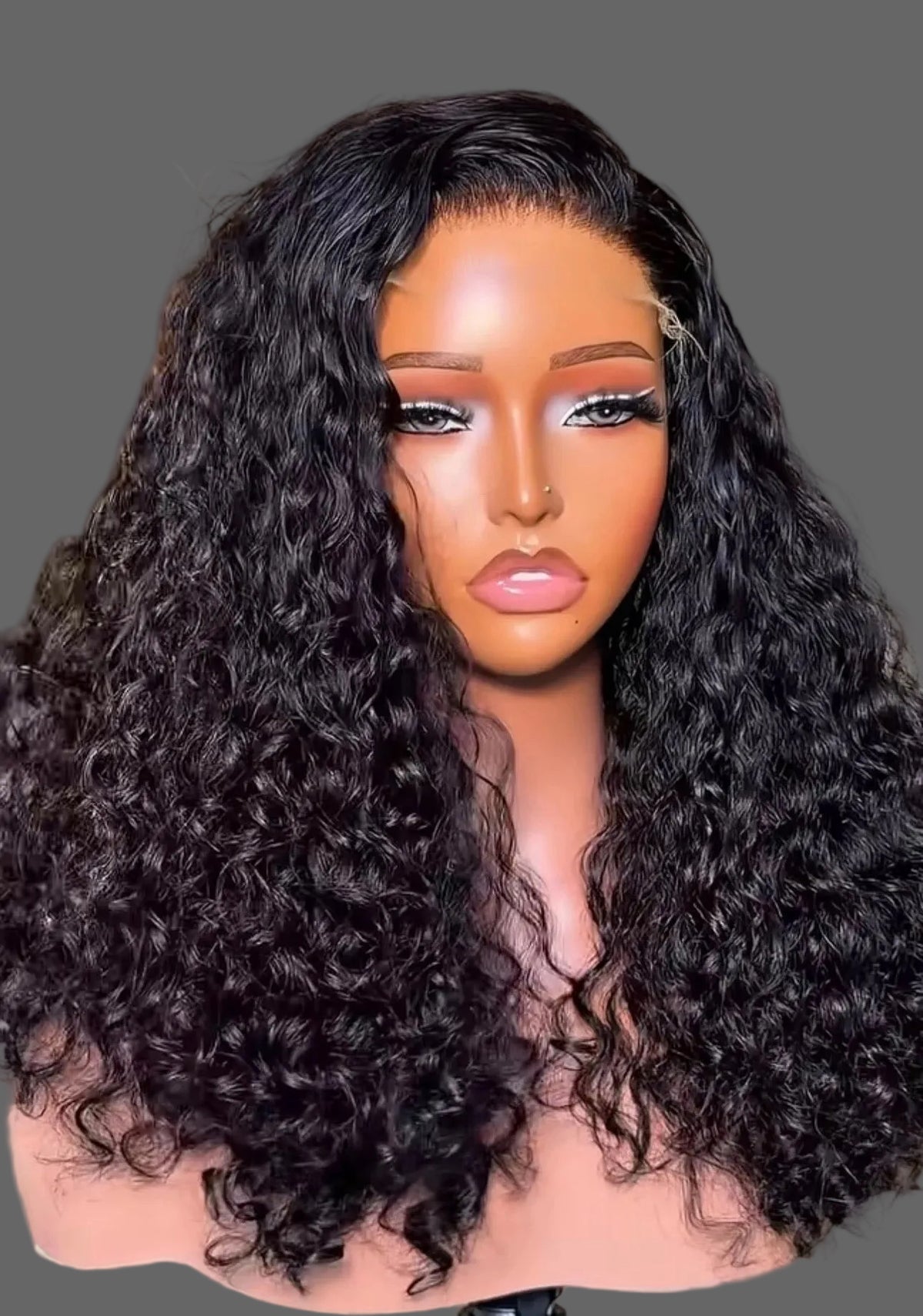 “16” 5x5 HD Malaysian Curl Wig