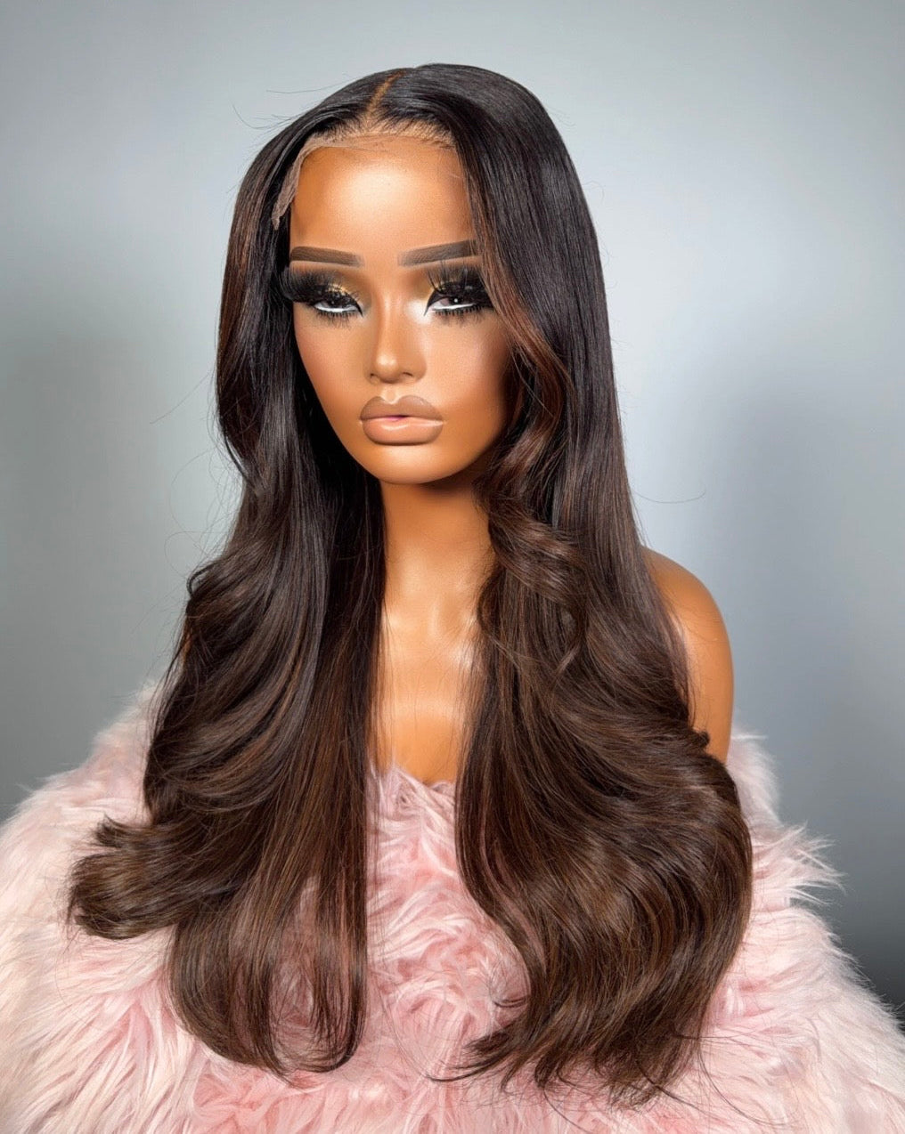 “20” 5x5 Ombre Single Drawn Wig