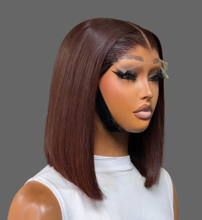 “10inch 5x5 Vietnamese Brown HD Lace Wig