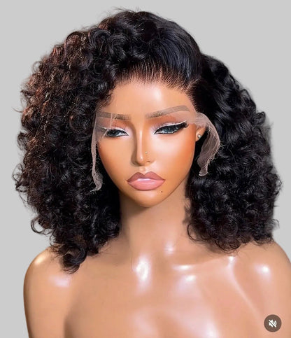 Glueless Full Frontal Big Curls Wigs
