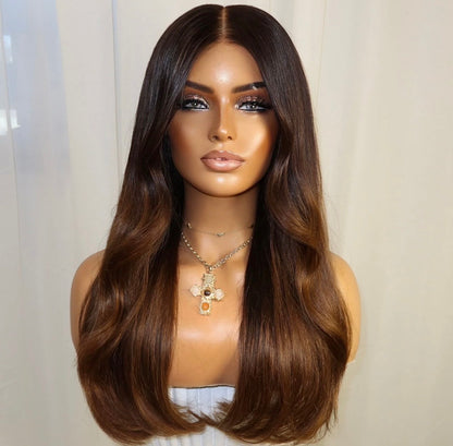 “16inch 5x5 Ombre Wig
