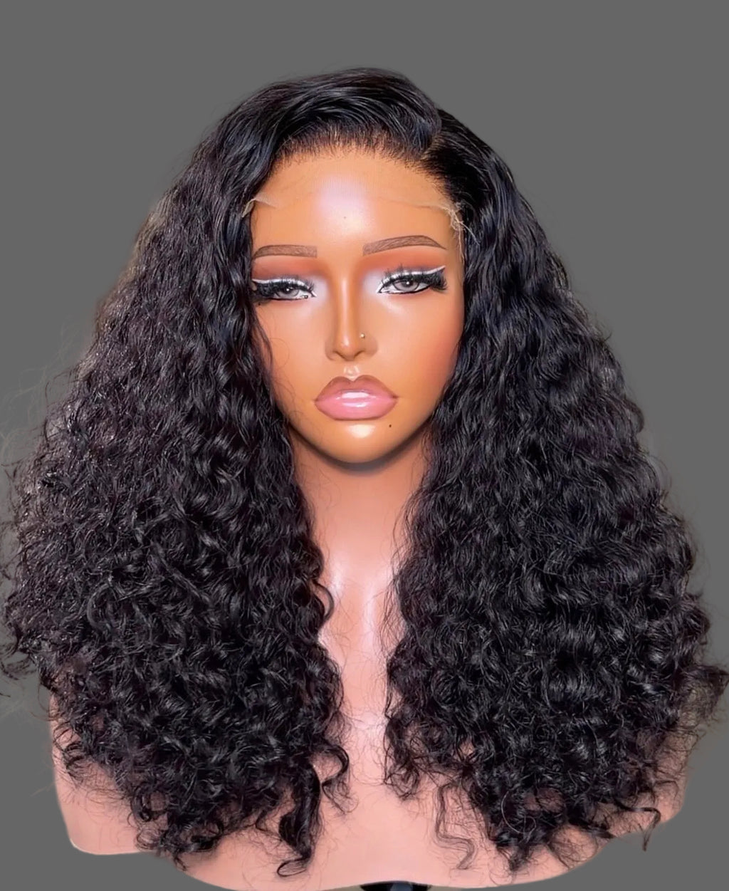“16” 5x5 HD Malaysian Curl Wig