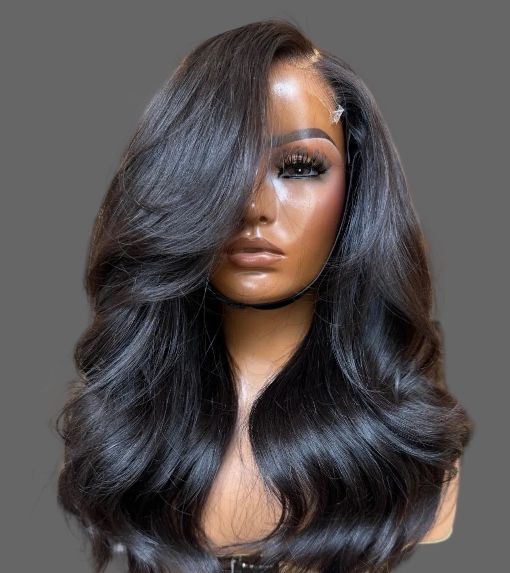 “14” 5x5 Double Drawn Styled Wig