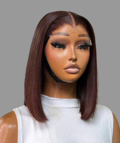 “10inch 5x5 Vietnamese Brown HD Lace Wig