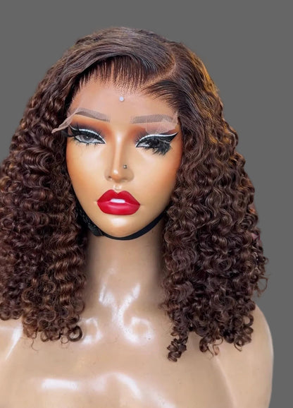 “12” 5x5 HD Burmese Browny Wig
