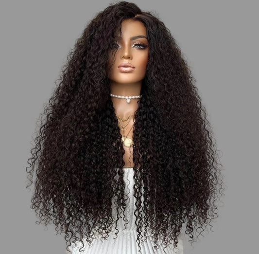 *Water Curl Full Frontal Glueless Wigs