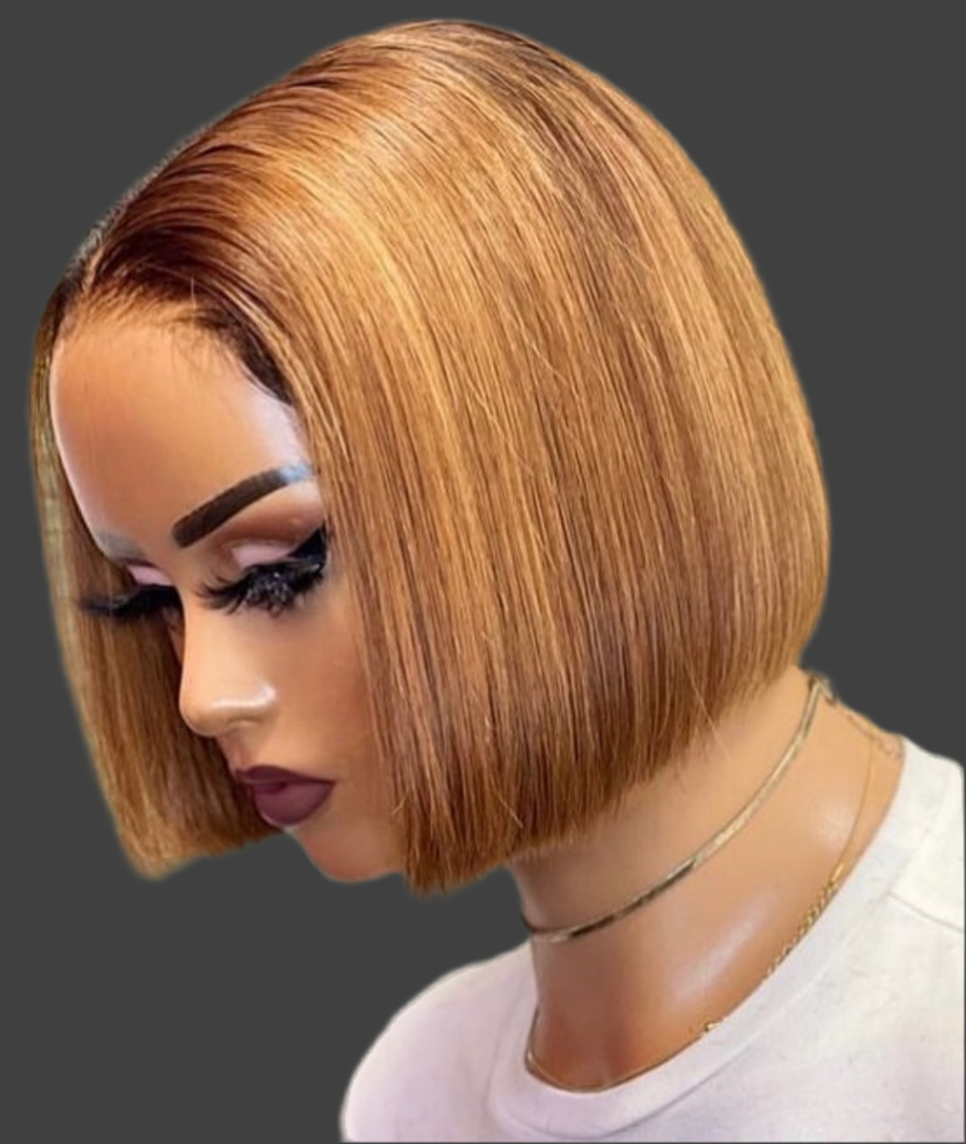 “8inch 5x5 Blonde Wig