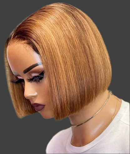 “8inch 5x5 Blonde Wig