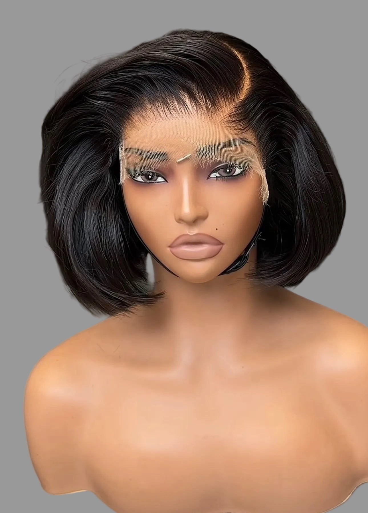 ‘8” 5x5 Double Drawn Wig
