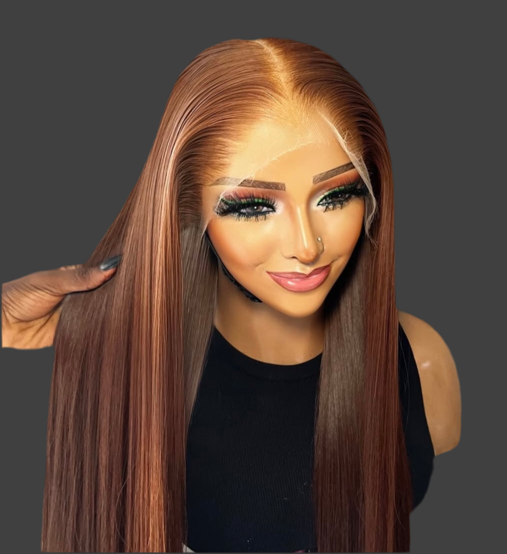 ***Glueless 13x4 HD Double Drawn Ombre Wigs 10” - 30”