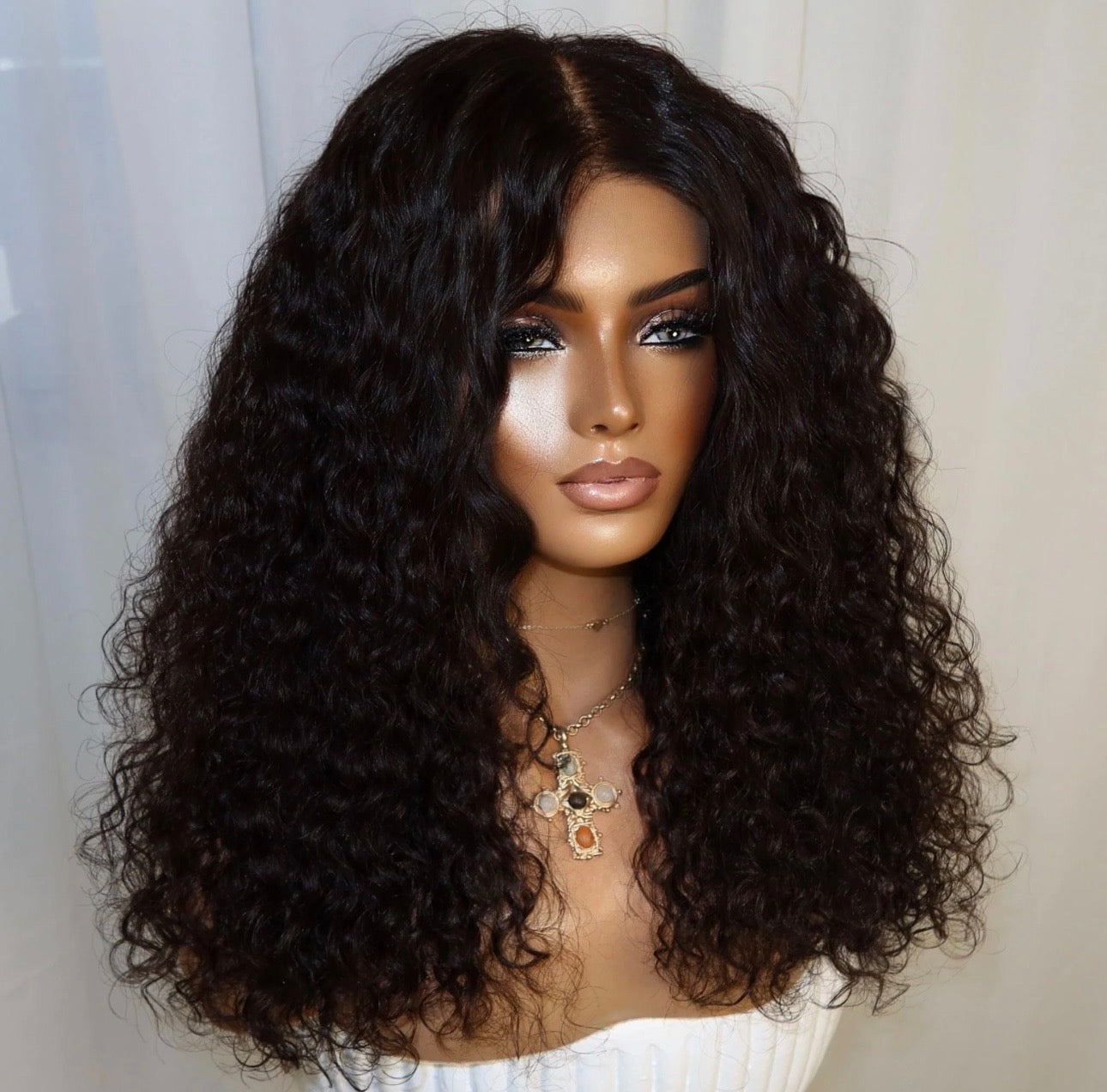 “16inch Glueless Full Frontal Wig