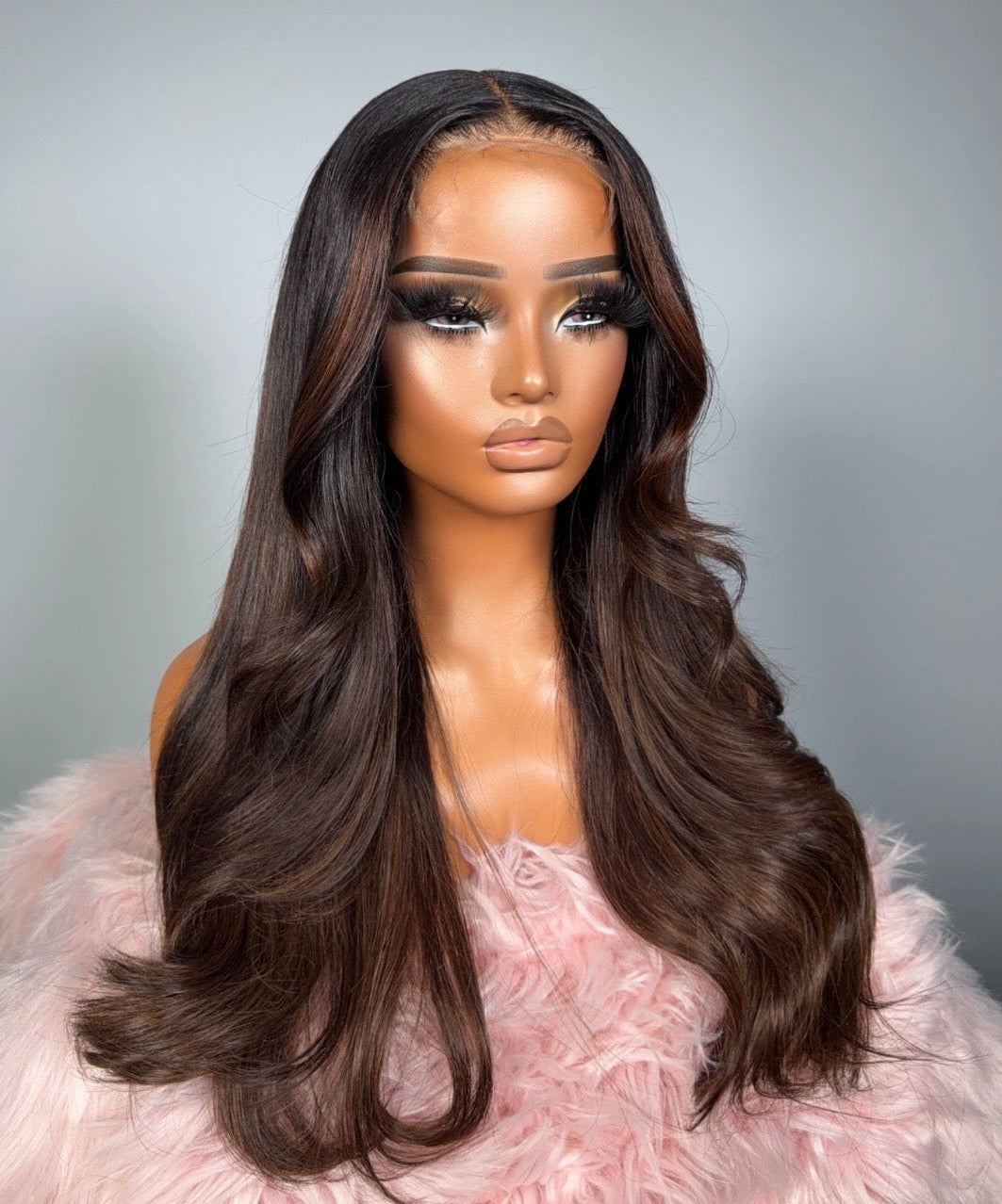 “20” 5x5 Ombre Single Drawn Wig