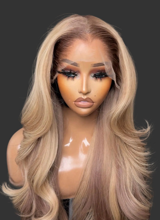**Ash Blonde 13*4 DD Glueless Wigs 20” - 26”
