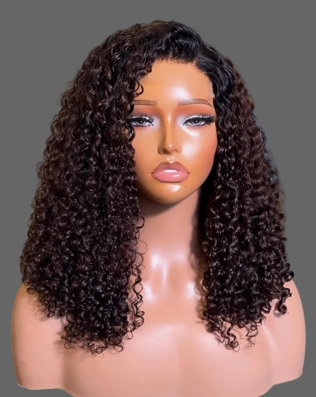 “14” 5x5 HD Burmese Browny Wig