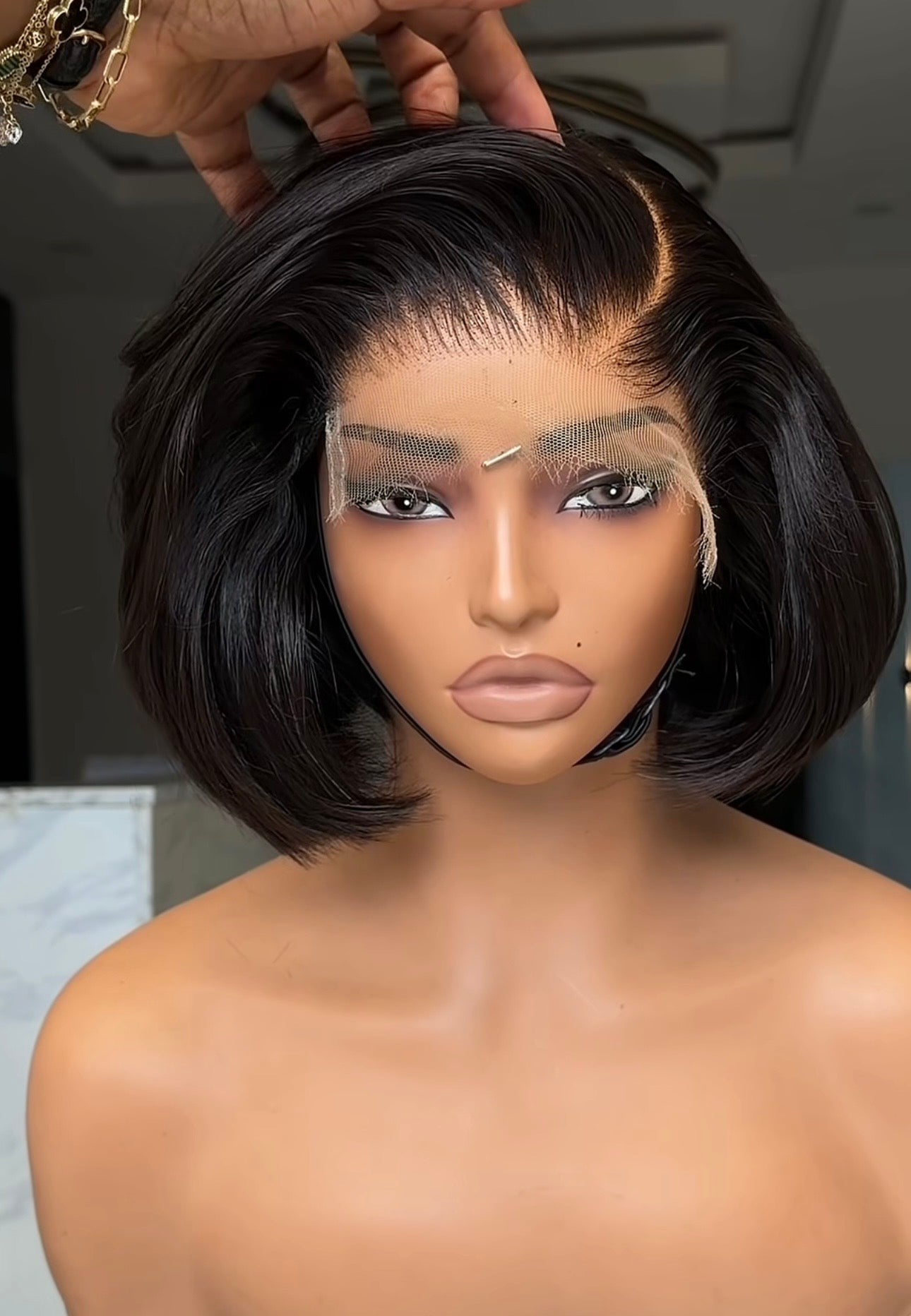 ‘8” Double Drawn 5x5 Wig