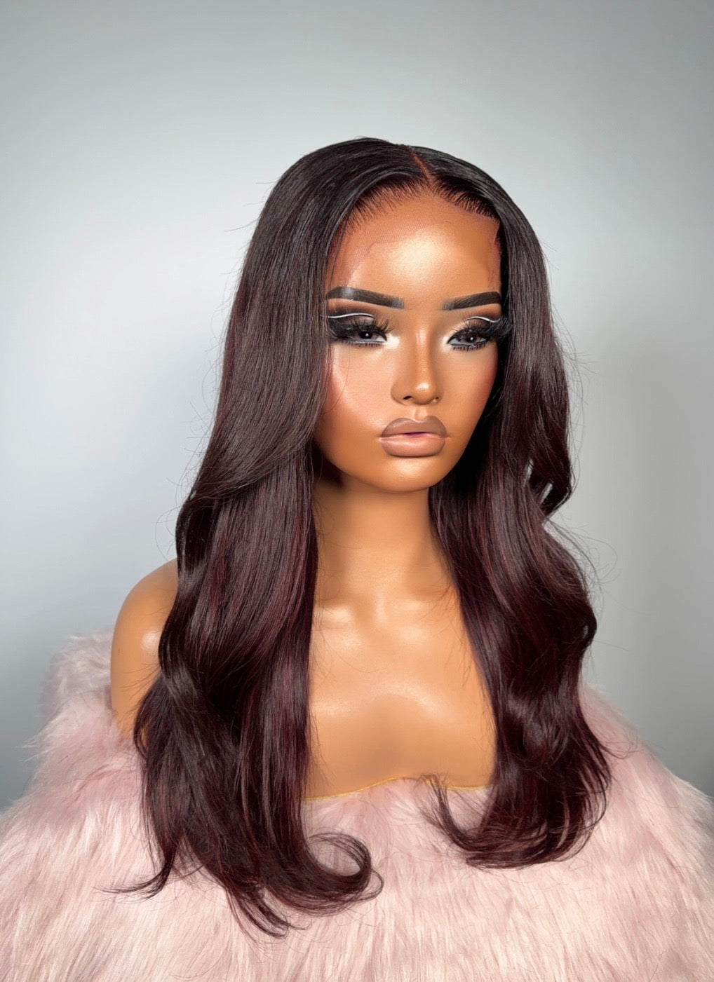 “16inch 5x5 Color Wig