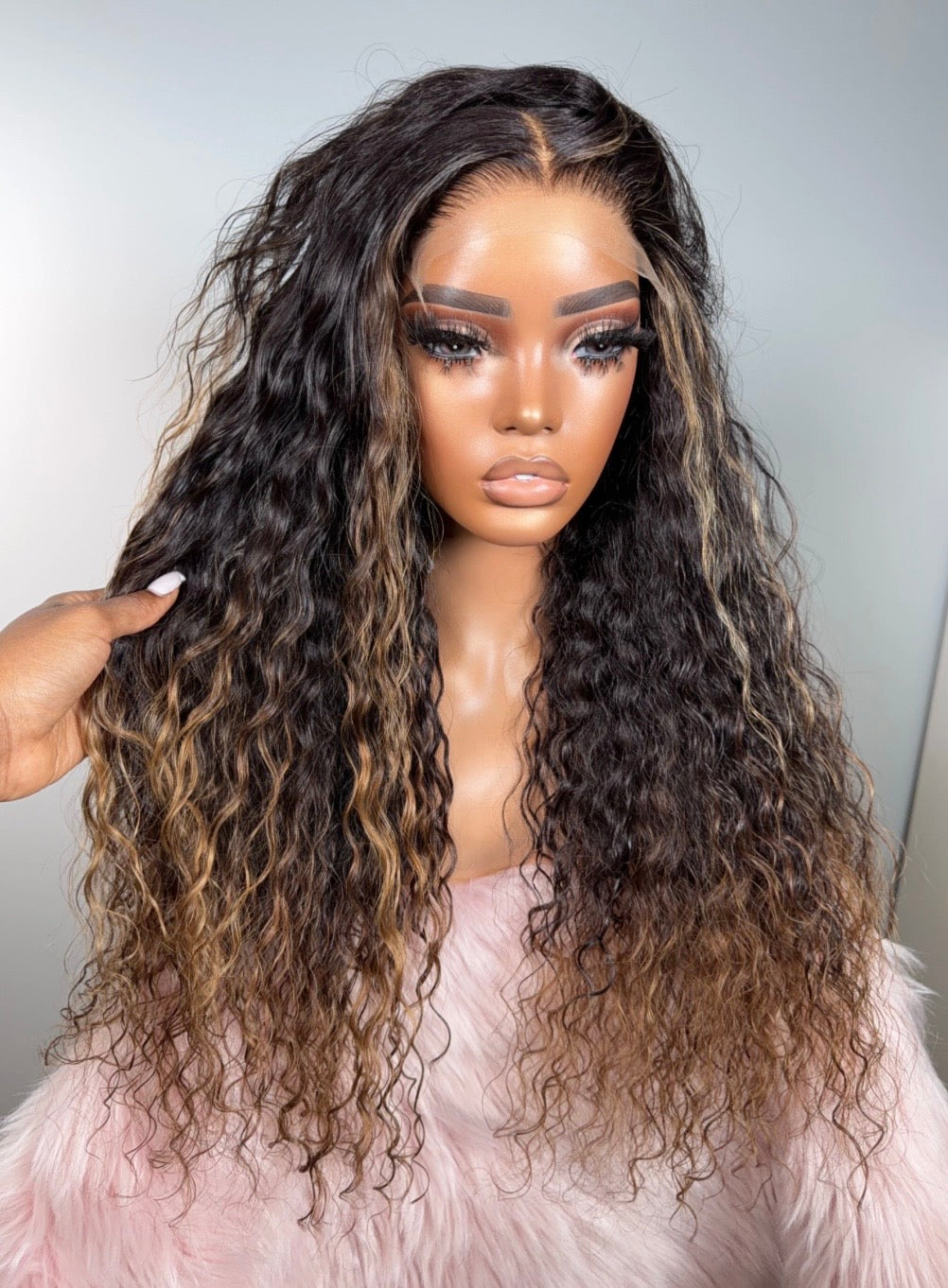 3Part Curly Custom Wigs (16inch -30inch)