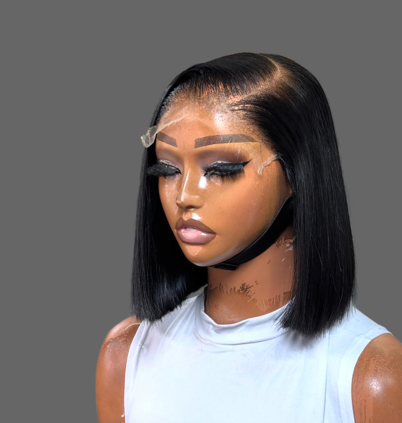 “8inch 5x5 Double Drawn Wig