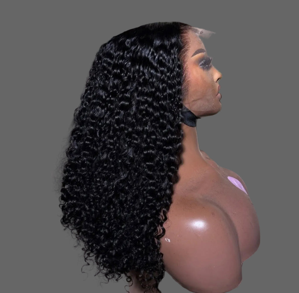 “16” Glueless 13*4 HD Burmese Curly Wig