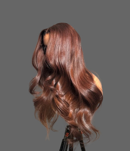 5x5 Chocolate Brown Straight Wigs